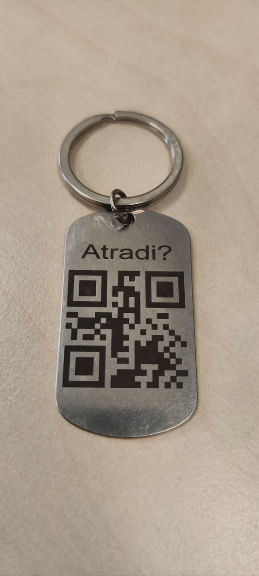 Piekariņš ar unikālu QR kodu